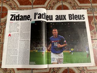 Zidane, addio alla Nazionale 13 agosto 2004