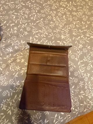 Lote Bolso y Monedero Louis Vuitton Marrón