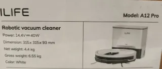 Robot Aspirador ILIFE A12 Pro con Base