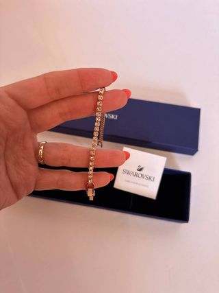 Pulsera Swarovski Oro Rosa