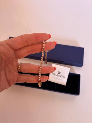 Pulsera Swarovski Oro Rosa