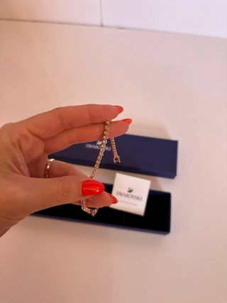 Pulsera Swarovski Oro Rosa