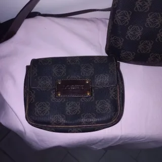 Bolso Loewe Monograma Marrón y Negro