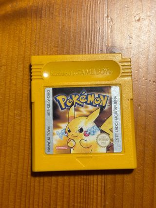 Pokemon Amarillo Game Boy Nintendo DMG-APSS-ESP