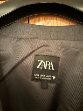 Chaleco traje gris ZARA mujer