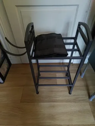 Portalegna metallo + borsa portata 156kg