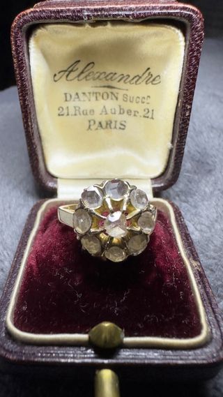 Anillo Oro 750 Diamantes