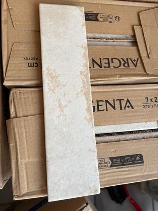 Azulejos Porcelánicos Blanco 7x28 (Caja de 30)