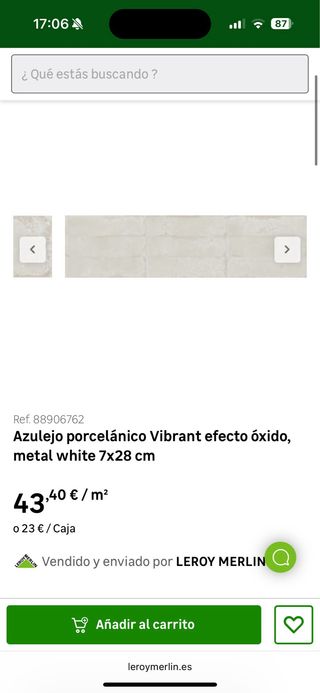 Azulejos Porcelánicos Blanco 7x28 (Caja de 30)