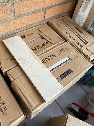 Azulejos Porcelánicos Blanco 7x28 (Caja de 30)