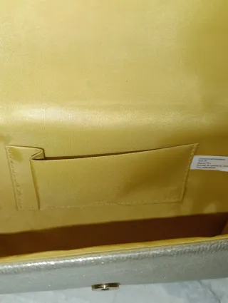 Bolso de fiesta dorado claro