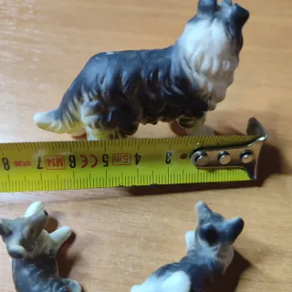 Figure di ceramica cane Collins