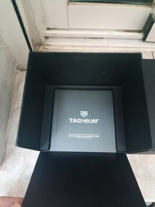 Caja TAG Heuer Quartz Negra Nueva