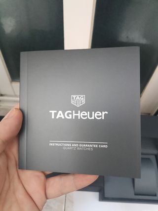 Caja TAG Heuer Quartz Negra Nueva