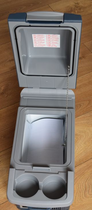 Nevera para coche azul