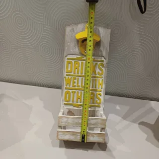 Apribottiglie da parete Vacchetti con etichetta