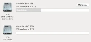 Apple Mac Mini con 4TB y Camara