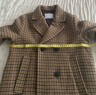 Abrigo cuadros niña Zara Talla 8