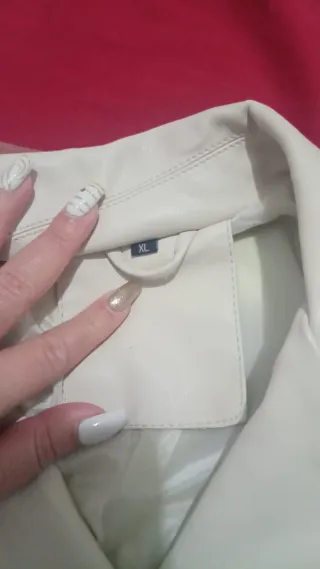 Cazadora Biker Beige Nueva