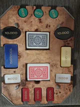 Contenitore Fiches da Gioco Vintage