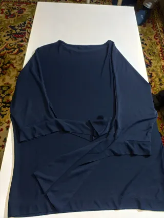 Blusa Carolina Herrera Azul Talla XL