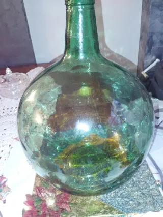 Dama Juana Grande Vidrio Verde