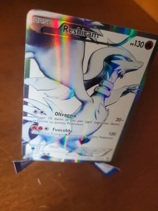 Carta Pokémon Reshiram 113/114 Holo