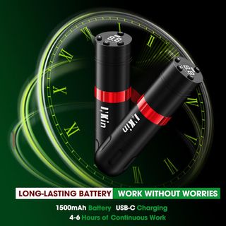 Kit Máquina Tatuaje REVO Negra y Dorada