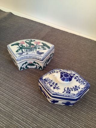 Cajas Joyero Porcelana Decorada