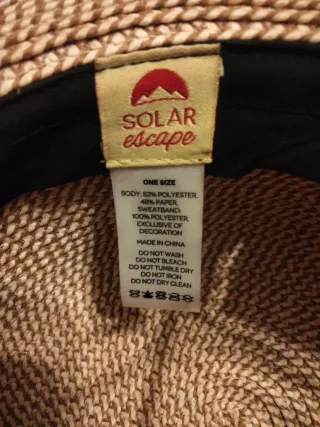 Sombrero elegante mujer beige