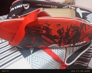 Raquetero Padel GP Negro y Rojo