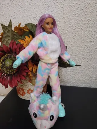 Muñeca Barbie Pijama Unicornio Tie-Dye