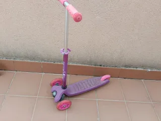 Patín infantil 3 ruedas rosa