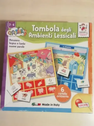 Tombola degli Ambienti Lessicali Carotina