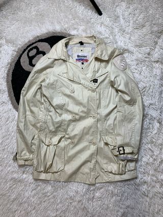 Gabardina Blauer Beige