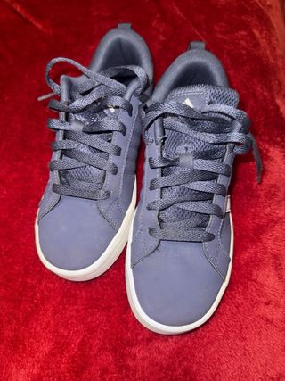 Zapatillas Adidas niño azul y blanco