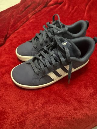 Zapatillas Adidas niño azul y blanco