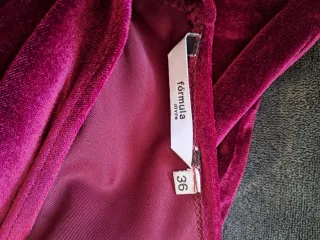 Vestido de fiesta terciopelo y tul