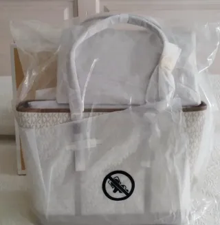 Bolso Michael Kors Blanco y Marrón