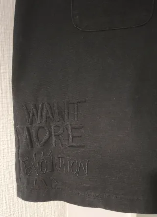 Falda vaquera corta Desigual negra