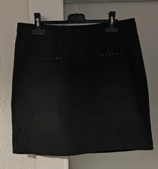 Falda vaquera corta Desigual negra