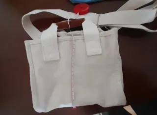 2 Bolsos Beige y Azul