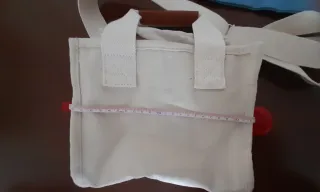 2 Bolsos Beige y Azul