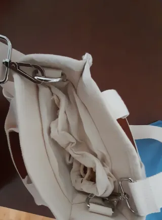 2 Bolsos Beige y Azul