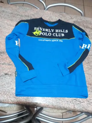 Felpa Polo Club Uomo Blu Nera