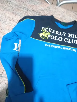 Felpa Polo Club Uomo Blu Nera