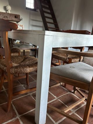 Mesa de comedor de madera 1.60x0.90