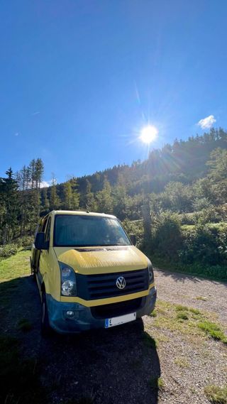 Volkswagen Crafter 2015, furgoneta, Camperizada.