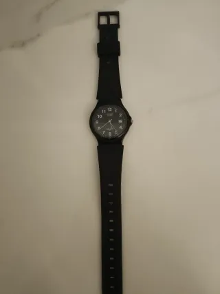 Orologio Casio Quarzo Nero Cinturino Plastica