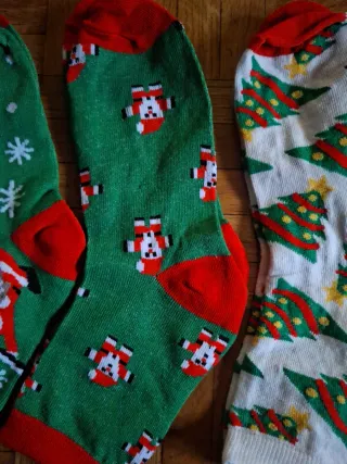 Calcetines Navideños Talla Única